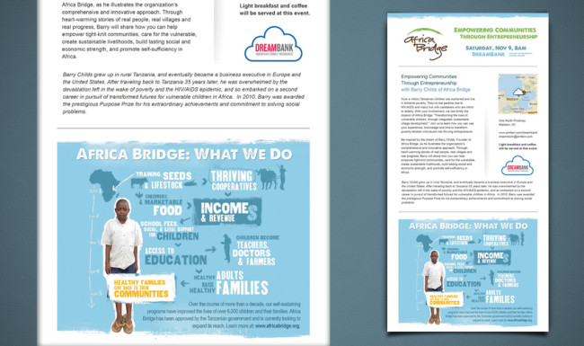 Africa Bridge - American Family Insurance's DreamBank Invitation