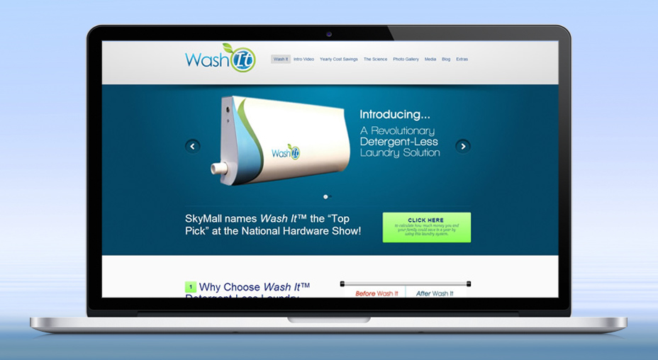 Wash It - Website Design