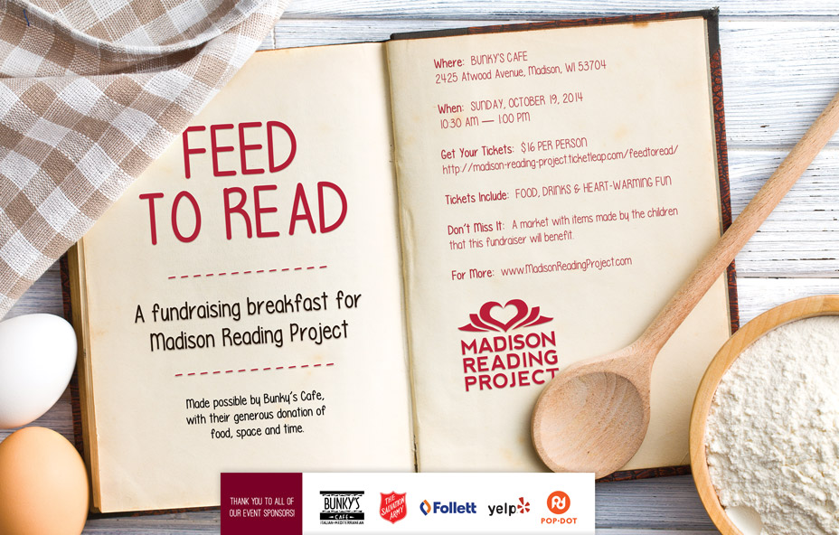 Madison Reading Project - Fundraising Advertising Design