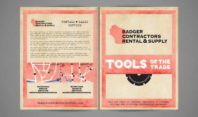 Catalog Graphic Design Badger Contractors