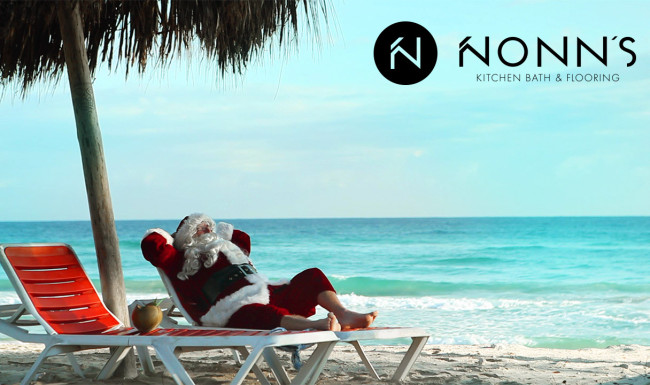 Television Advertising - Delightful Surprise: Santa and the Beach - Nonn's