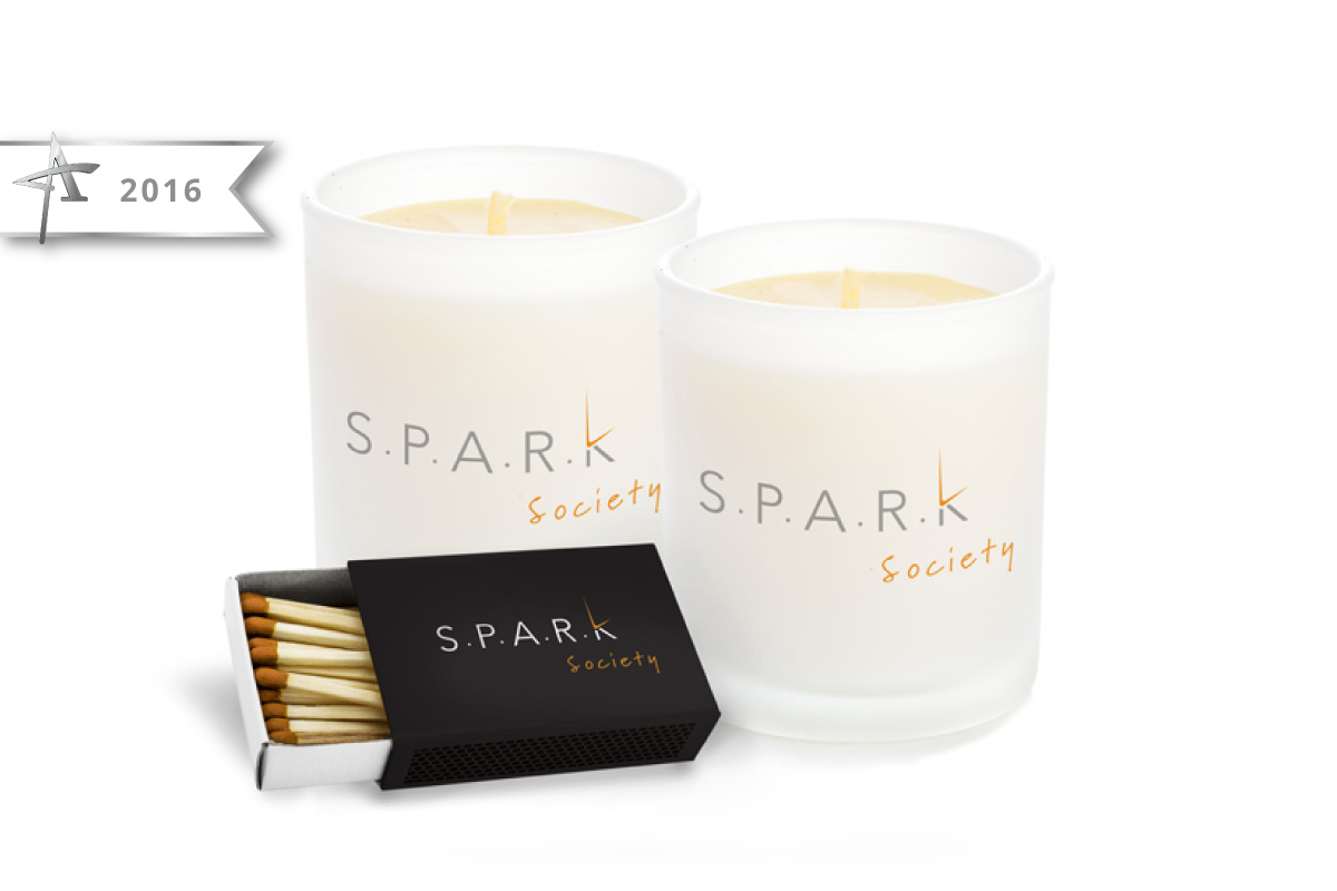 Candle Graphic Design - SPARK Society - 2016 American Advertising Award Winner