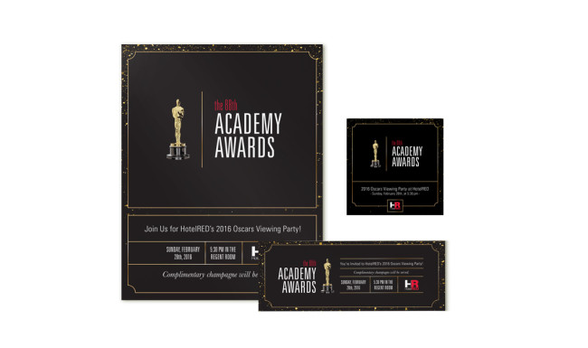 HotelRED - Oscars Party Marketing