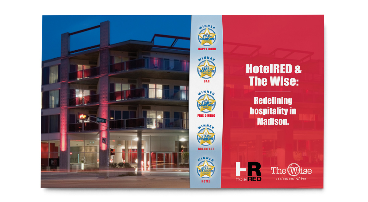 HotelRED Star of Madison 2016 Print Ad