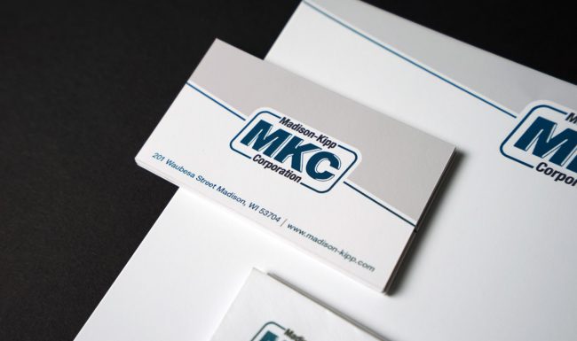 Business Card Design Branding - Madison Kipp Corporation