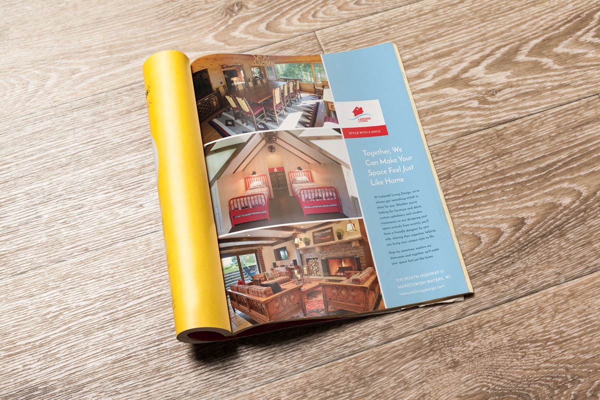 Lakeside Living Print Advertising