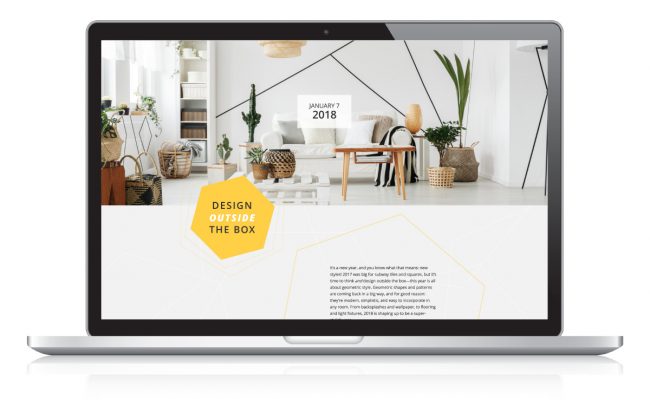 Design Outside the Box Landing Page