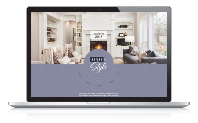 Sense of Style Landing Page