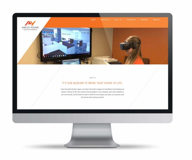 Website Design for Angus-Young