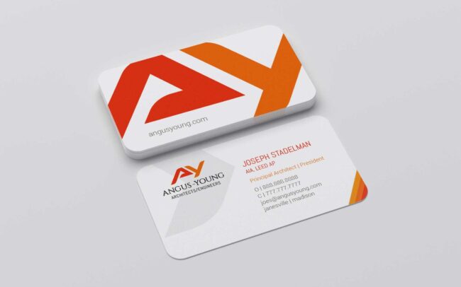 Angus-Young Business Cards Rebrand