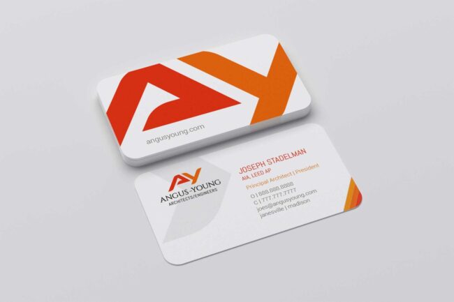 Angus-Young Business Cards Rebrand